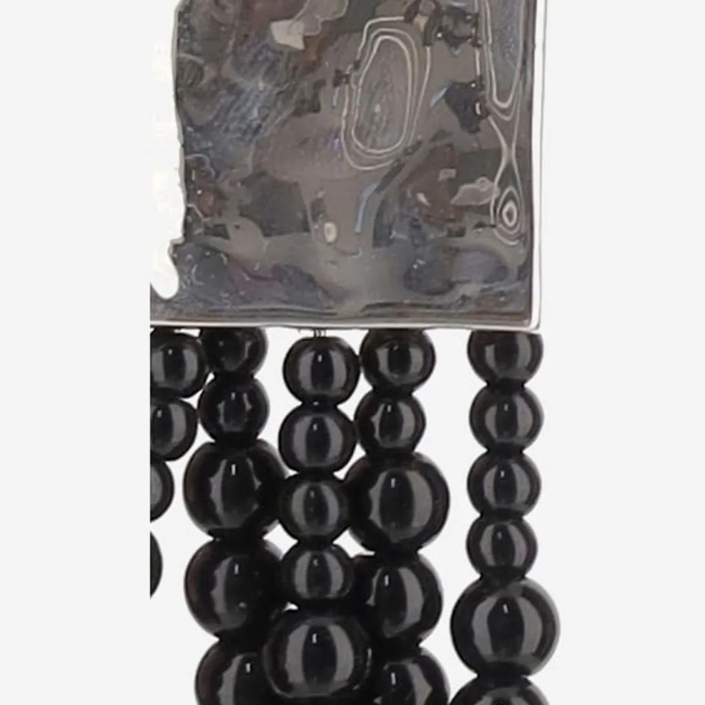 Niccolò Pasqualetti Onyx Pearl Earrings