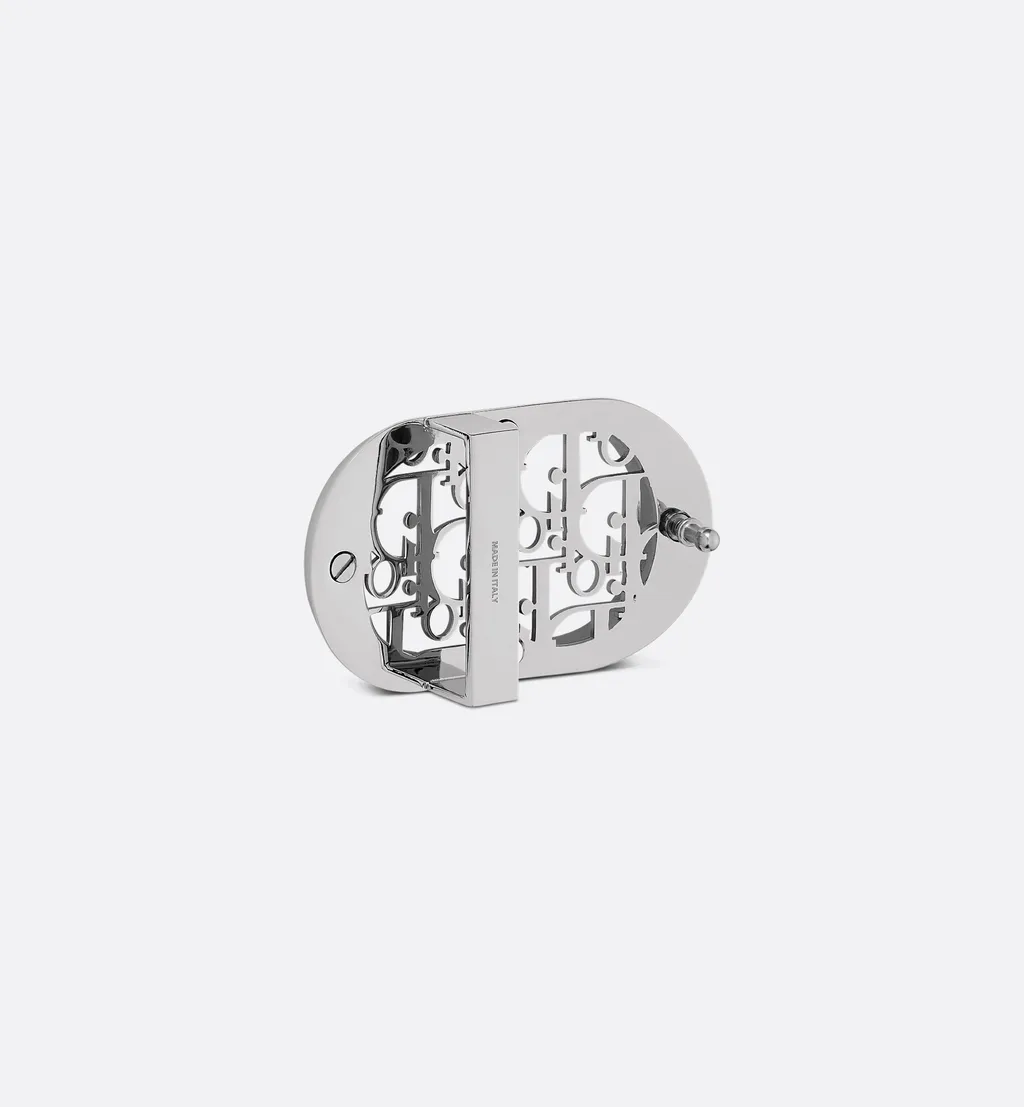Cd Icon Dior Oblique Cosmo Belt Buckle