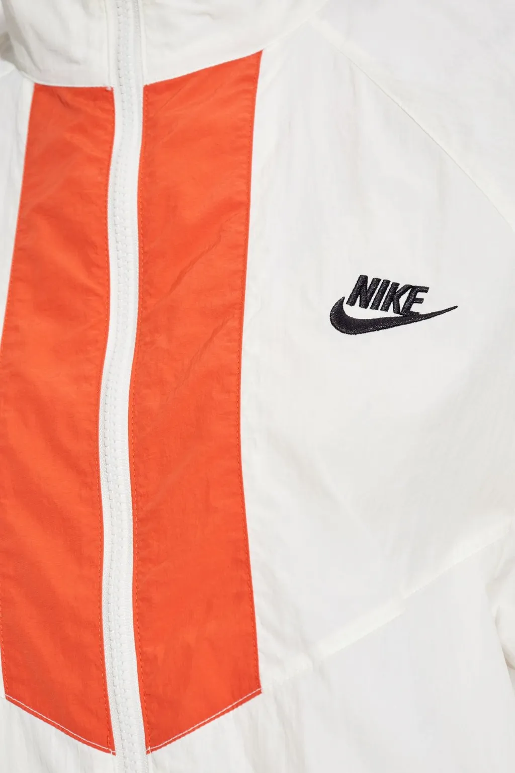 Nike Logo Embroidered Oversized Jacket