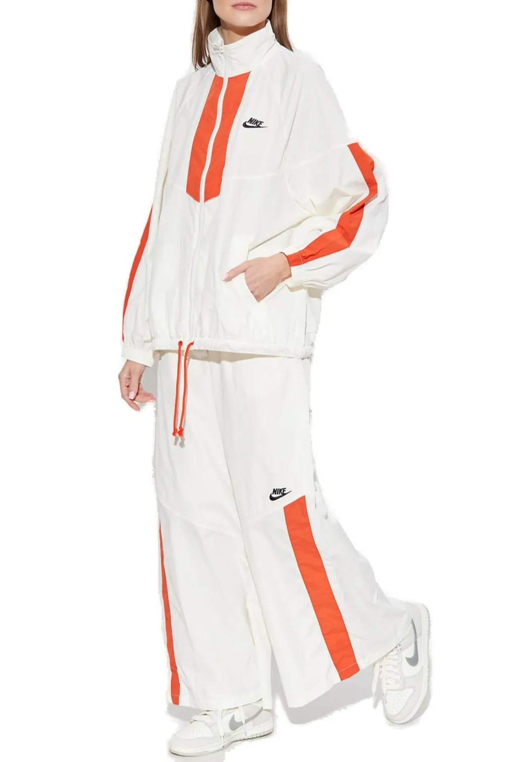 Nike Logo-Embroidered Panelled Trousers