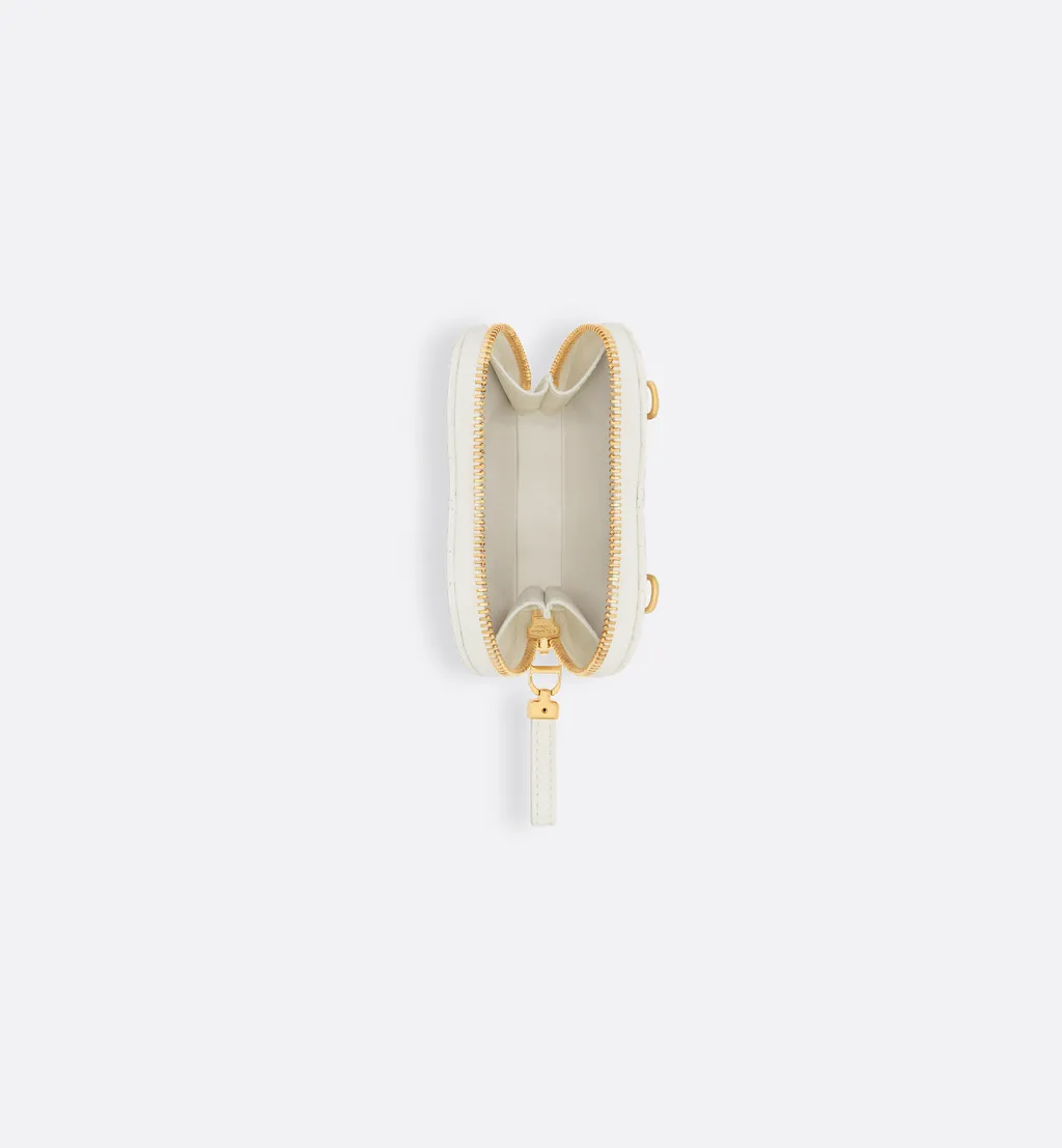 Dior Caro Heart Pouch With Chain