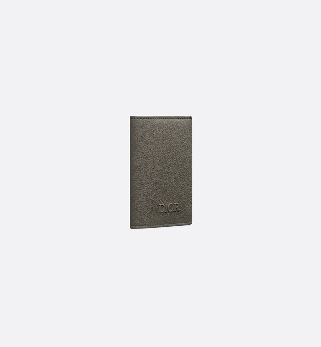Dior Privé Vertical Bifold Card Holder