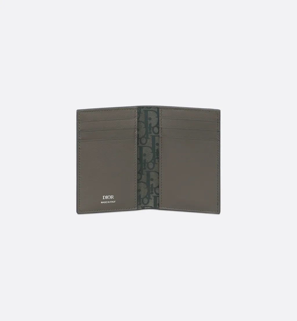 Dior Privé Vertical Bifold Card Holder