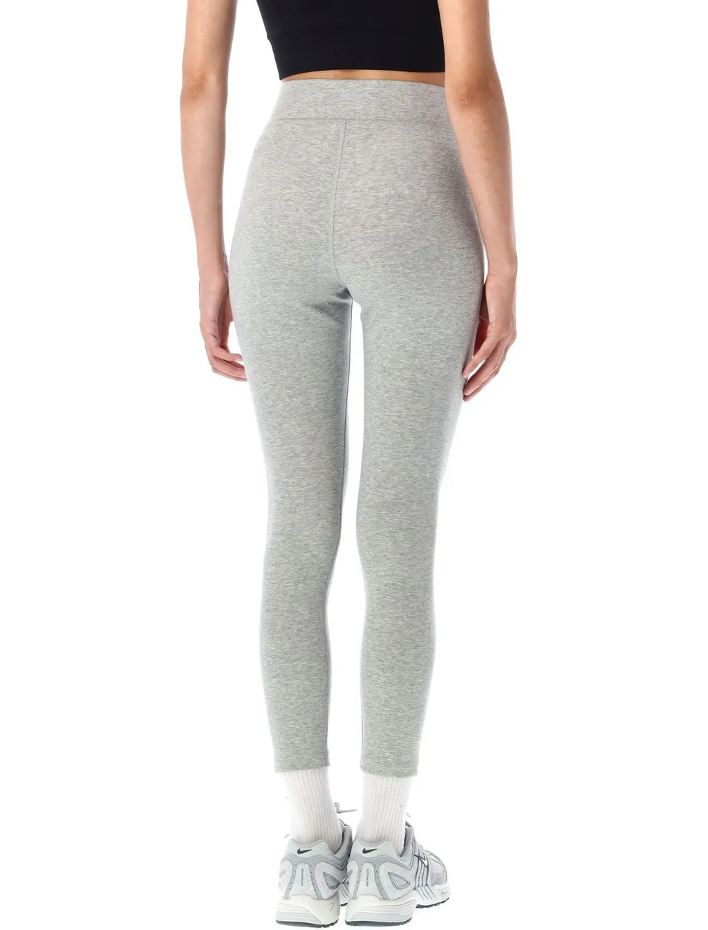 Nike High-Waist Swoosh-Printed 7/8 Performance Leggings
