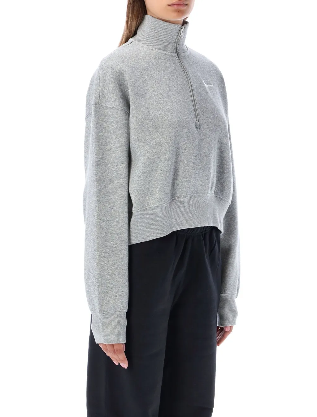 Nike Logo Detailed Long-Sleeved Hoodie