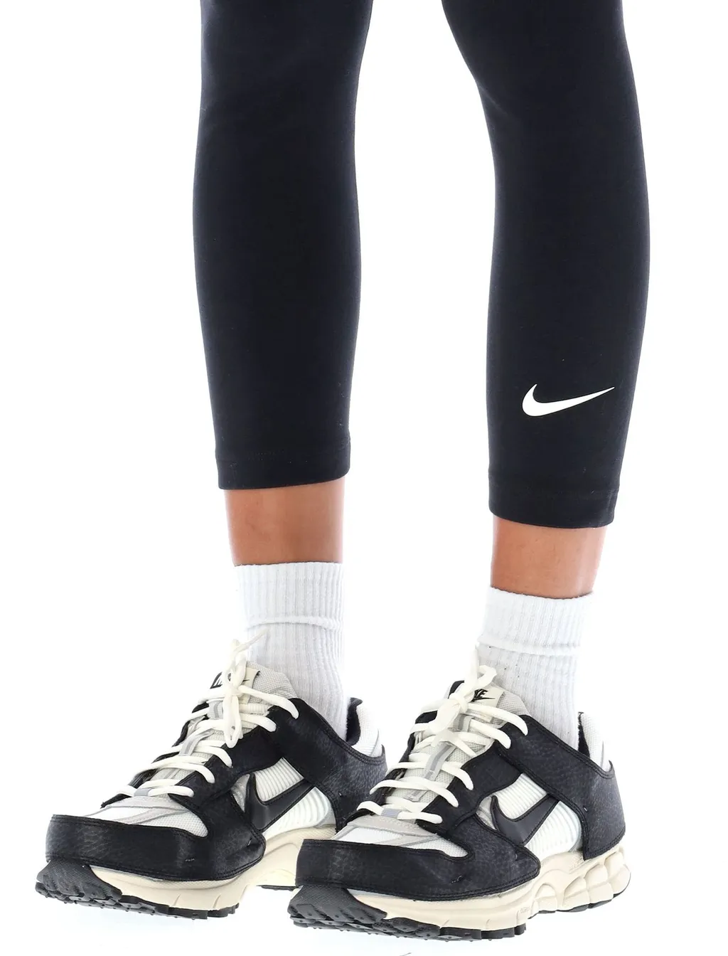 Nike High-Waist Swoosh-Printed 7/8 Performance Leggings