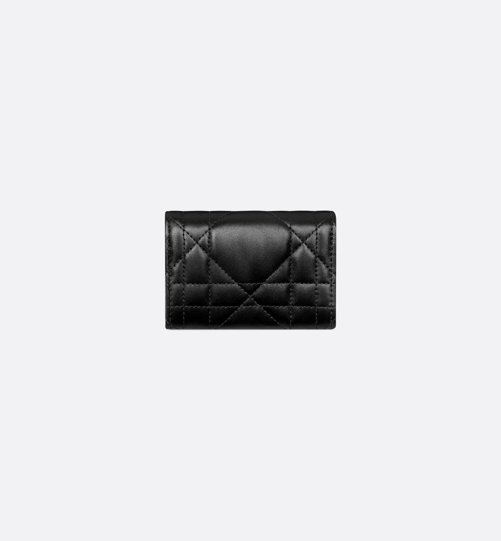 Dior Caro Glycine Wallet With Crystals