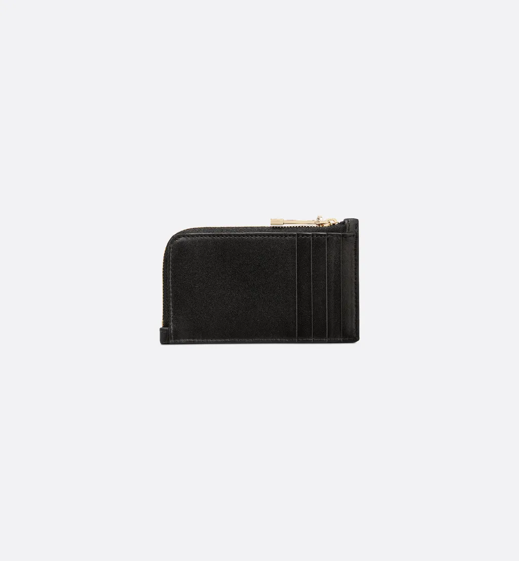 Lady Dior Cosmos Zipped Card Holder