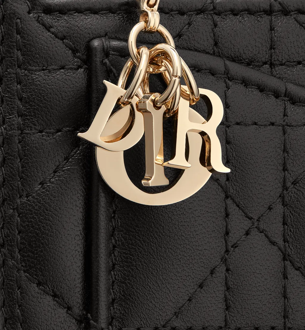 Lady Dior Cosmos Zipped Card Holder