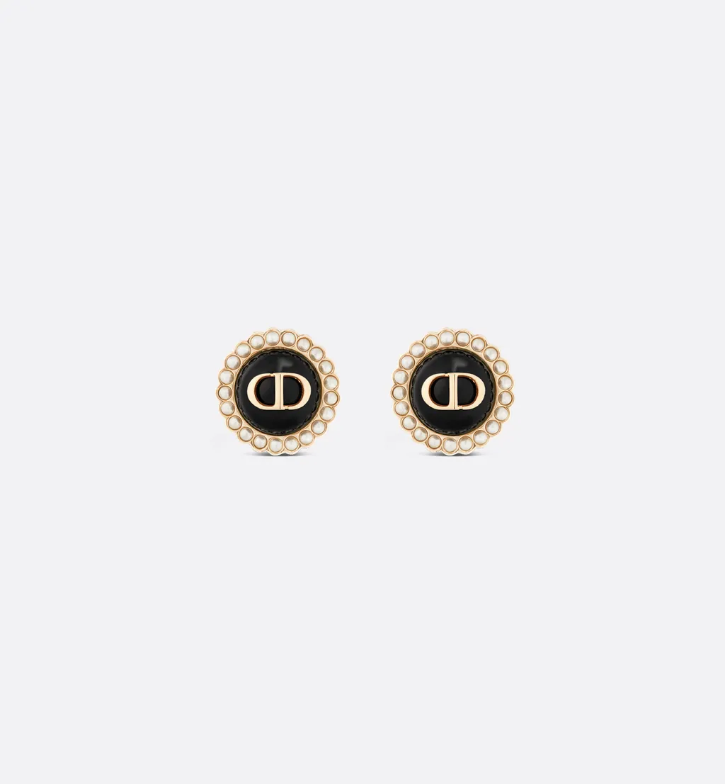 Petit Cd Baroque Stud Earrings