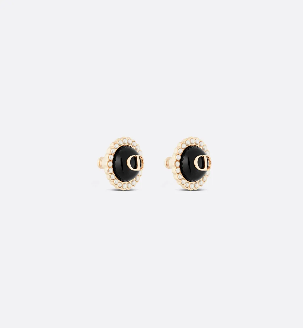 Petit Cd Baroque Stud Earrings