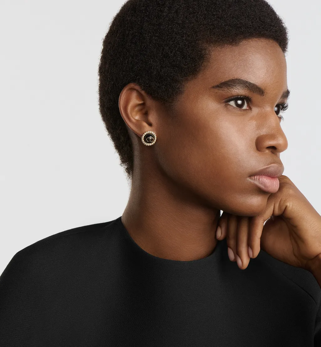 Petit Cd Baroque Stud Earrings