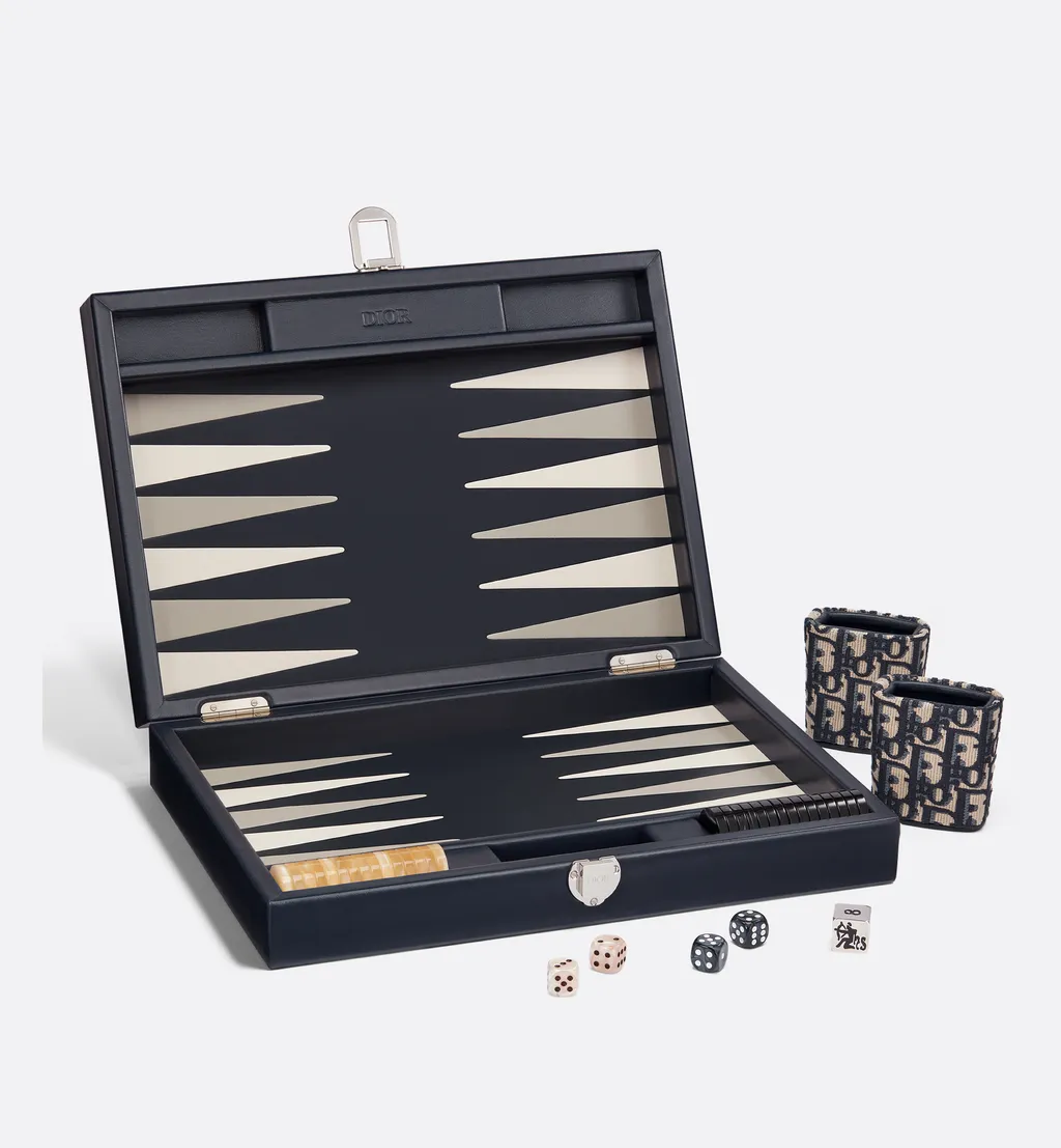 Large Embroidered Backgammon