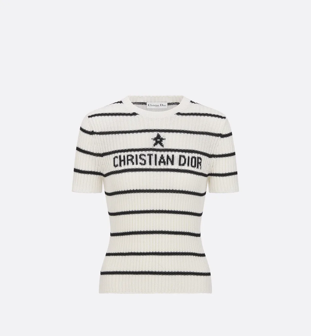 Dior MariniÈRe Short-Sleeved Sweater