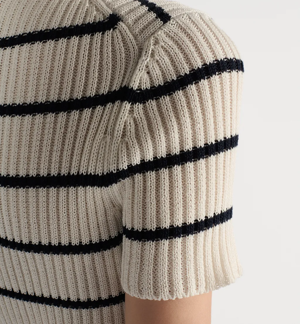 Dior MariniÈRe Short-Sleeved Sweater