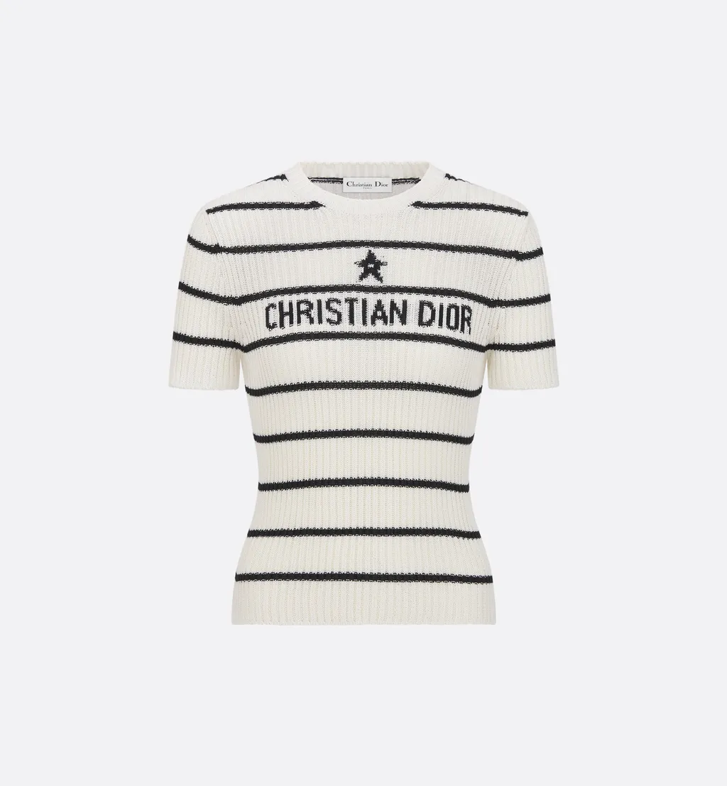 Dior MariniÈRe Short-Sleeved Sweater