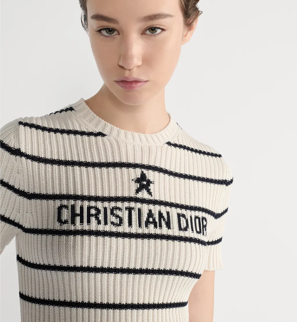 Dior MariniÈRe Short-Sleeved Sweater