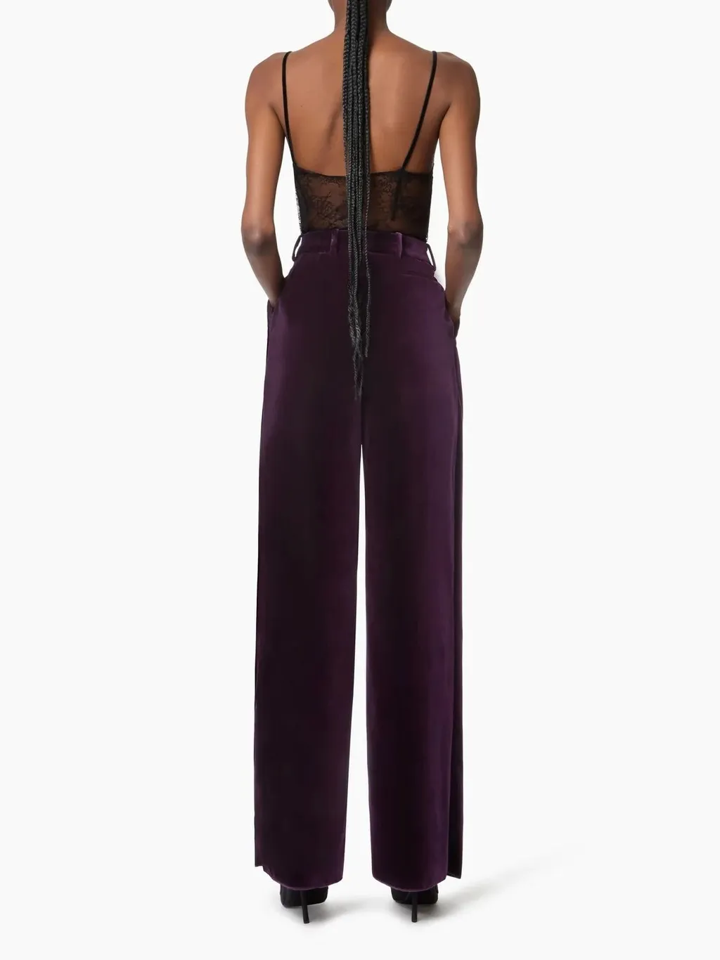 Nina Ricci Wide-Leg Velvet Pants