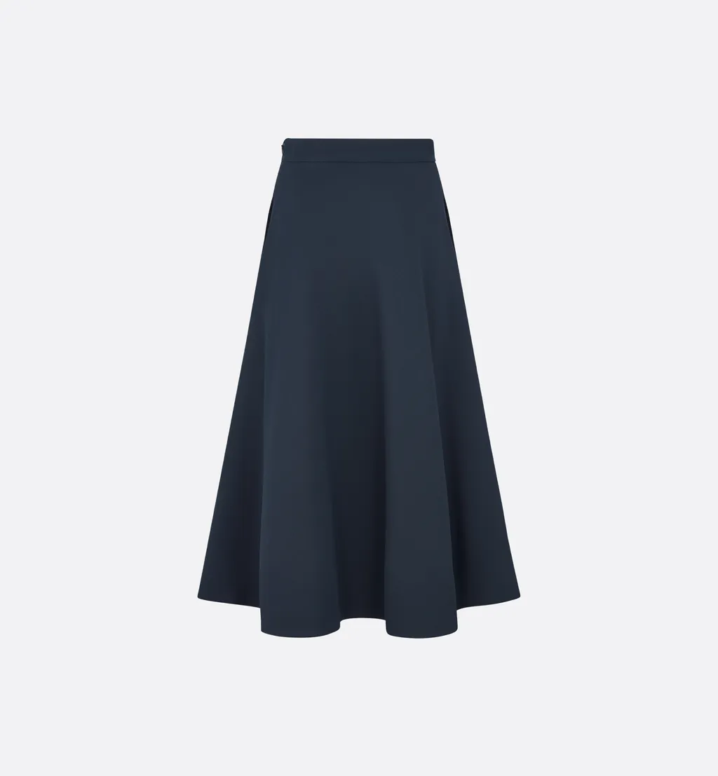 Mid-Length Flared Skirt