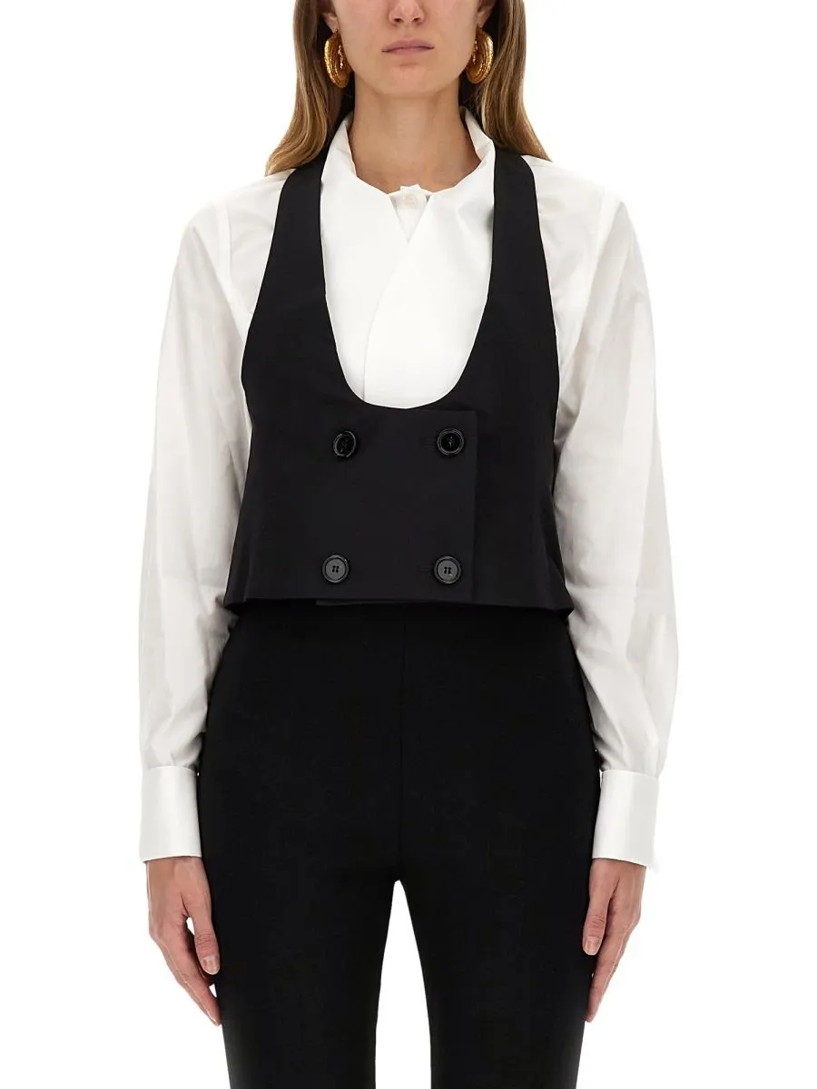 Nina Ricci Open Back Tailored Vest