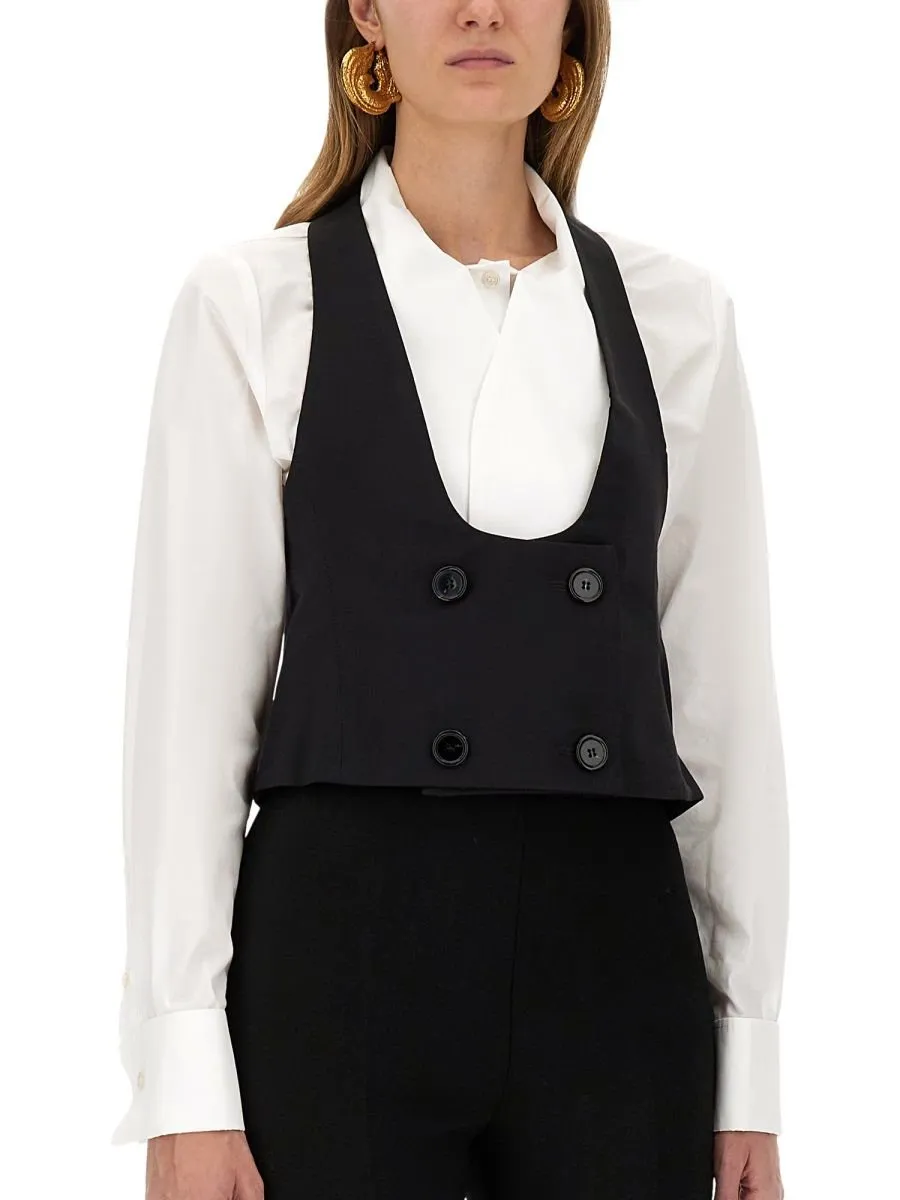 Nina Ricci Open Back Tailored Vest