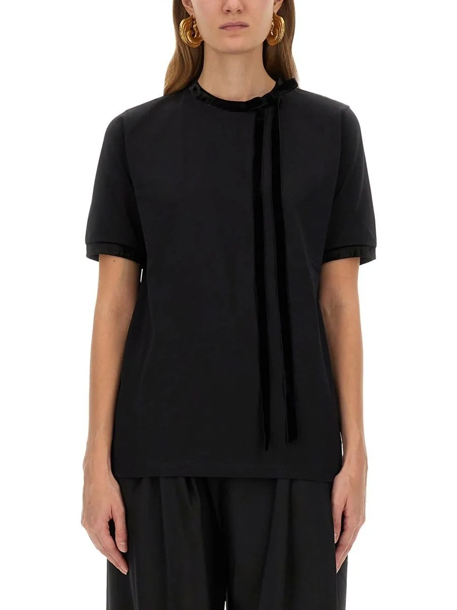 Nina Ricci Bow Ruban T-Shirt