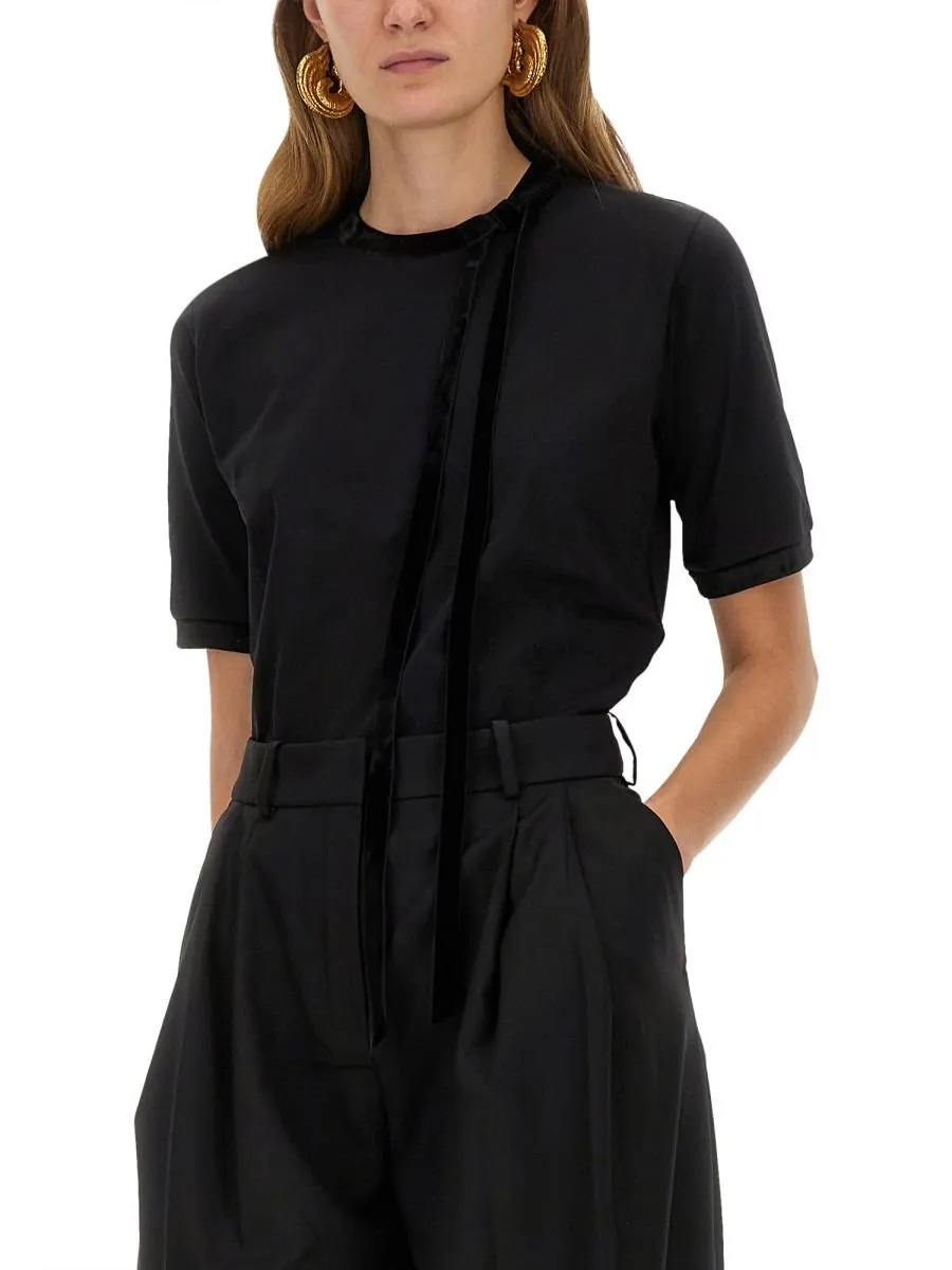 Nina Ricci Bow Ruban T-Shirt