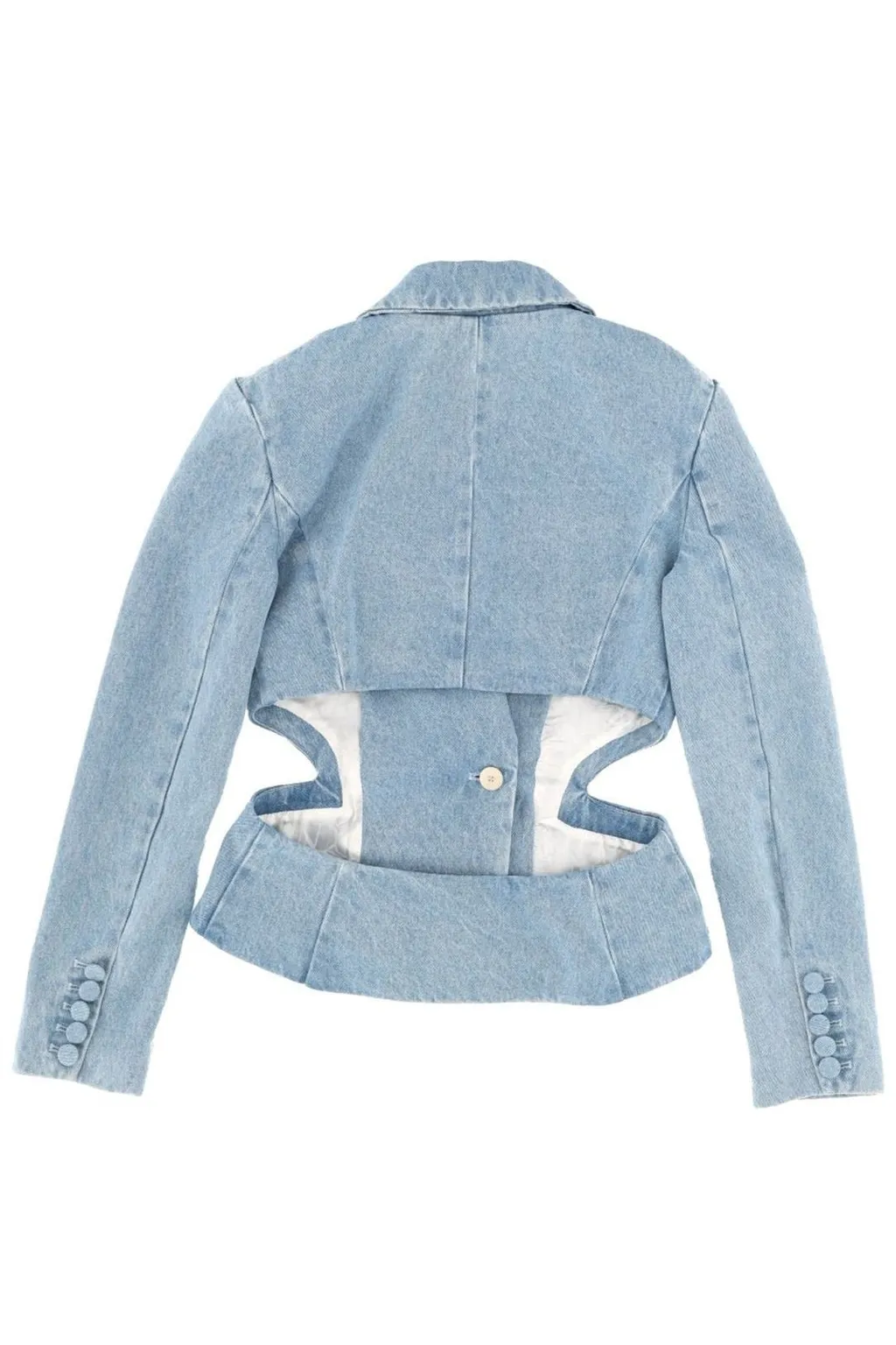 Nina Ricci Cutout Denim Jacket