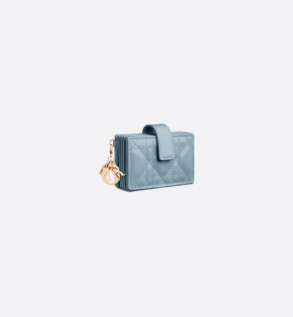 Lady Dior Jasmine Card Holder