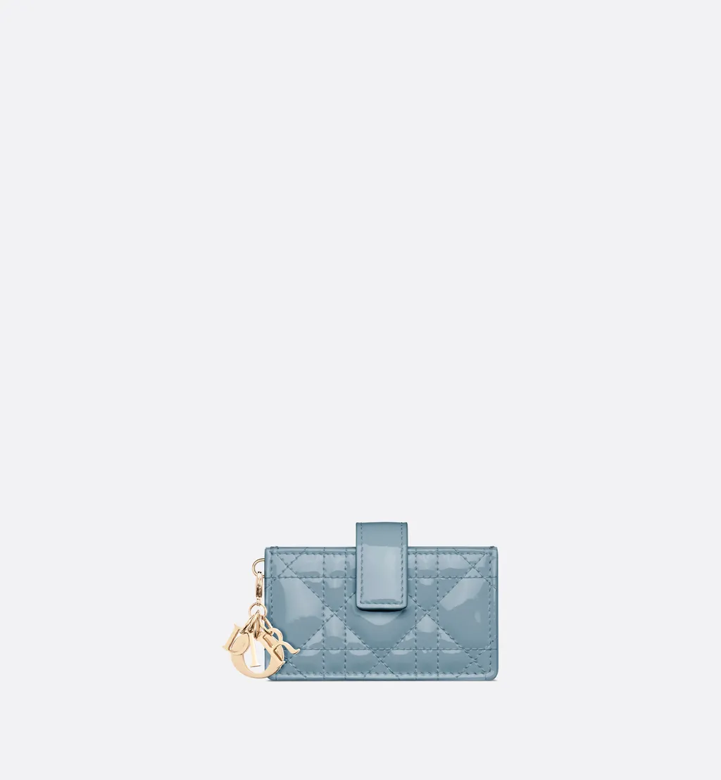 Lady Dior Jasmine Card Holder