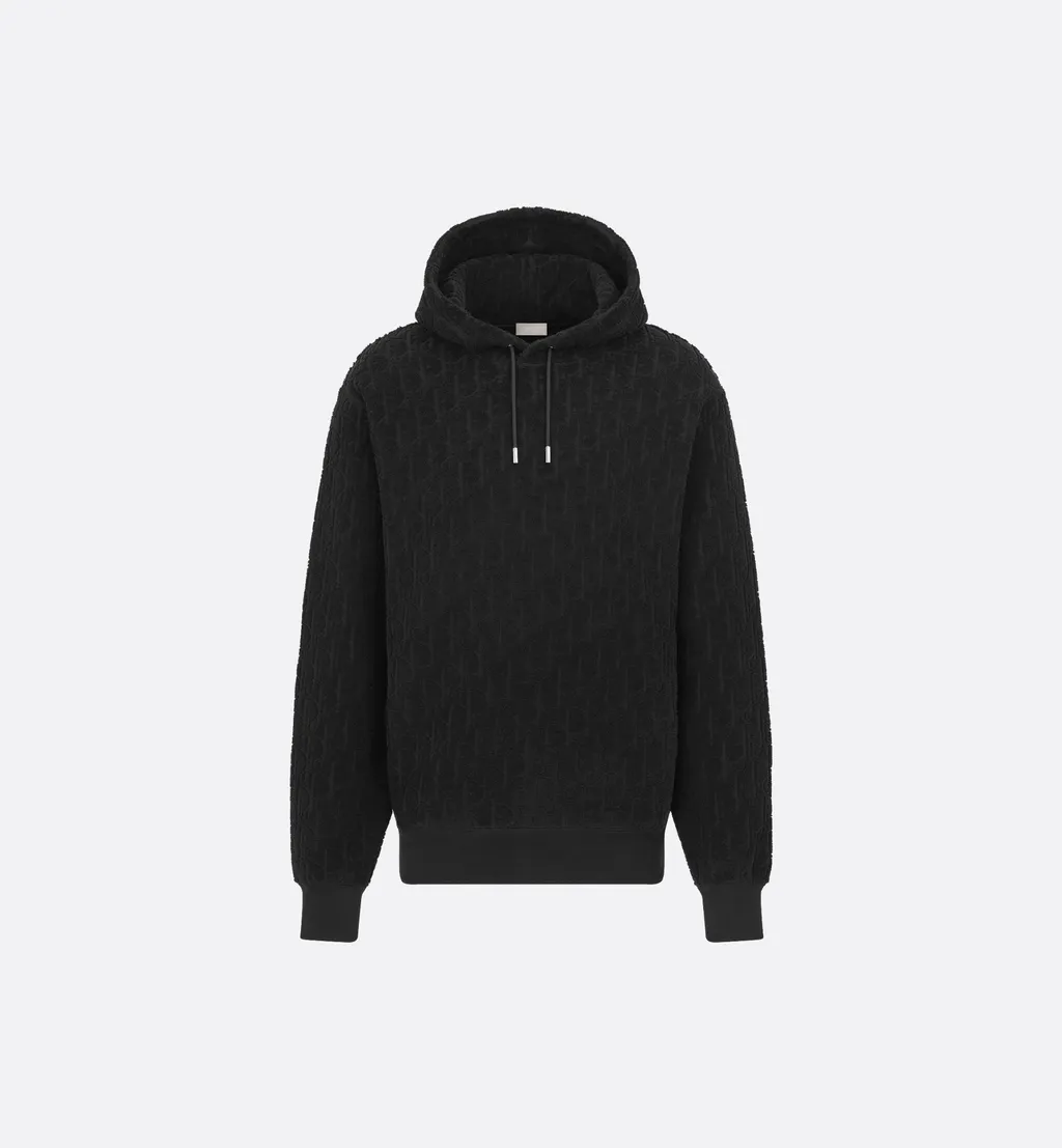 Dior Oblique Relaxed-Fit Hooded Sweatshirt