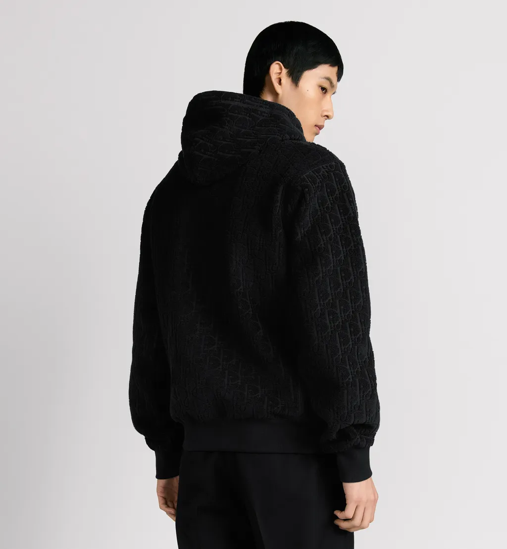 Dior Oblique Relaxed-Fit Hooded Sweatshirt