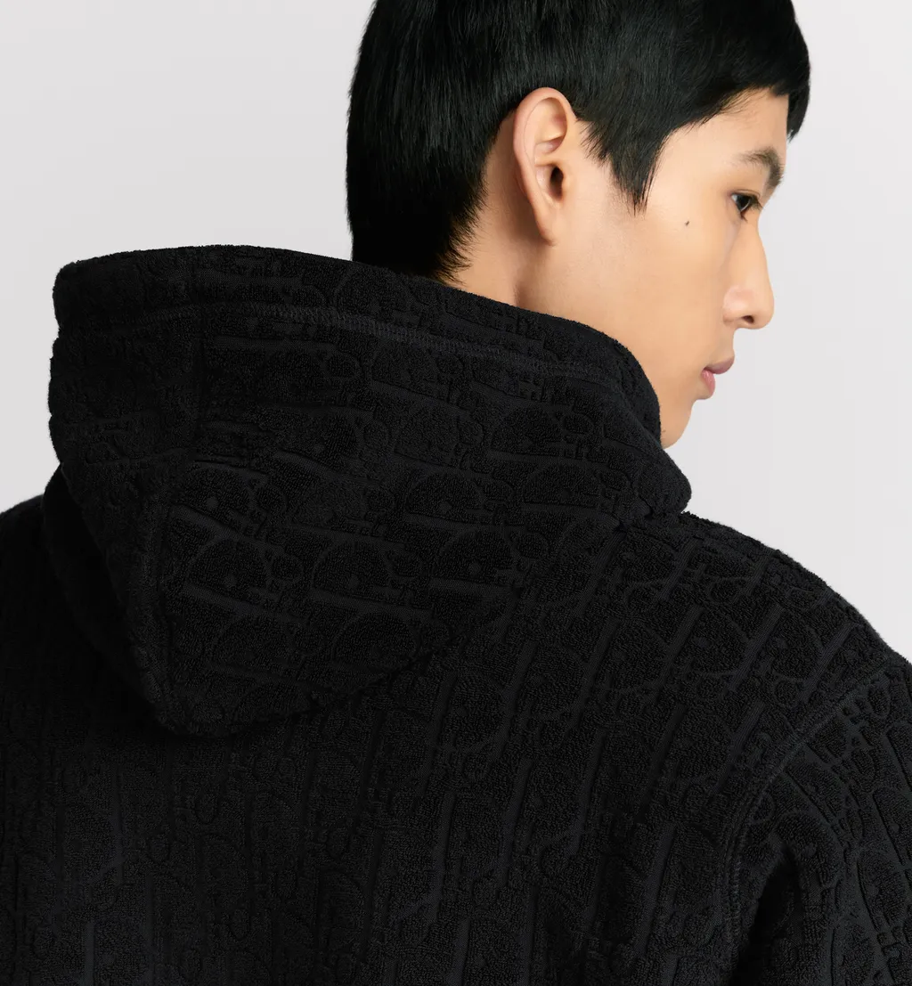 Dior Oblique Relaxed-Fit Hooded Sweatshirt