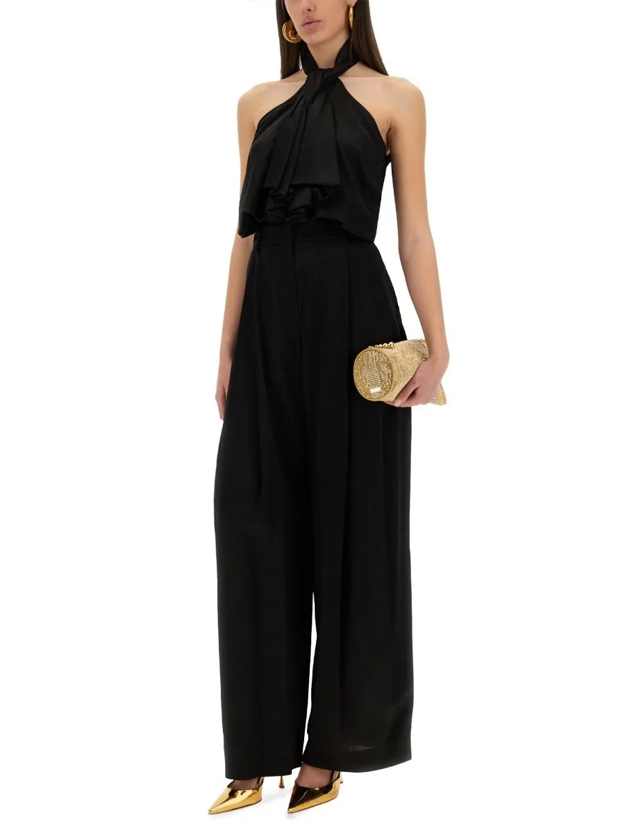 Nina Ricci Pressed Crease Wide-Leg Trousers