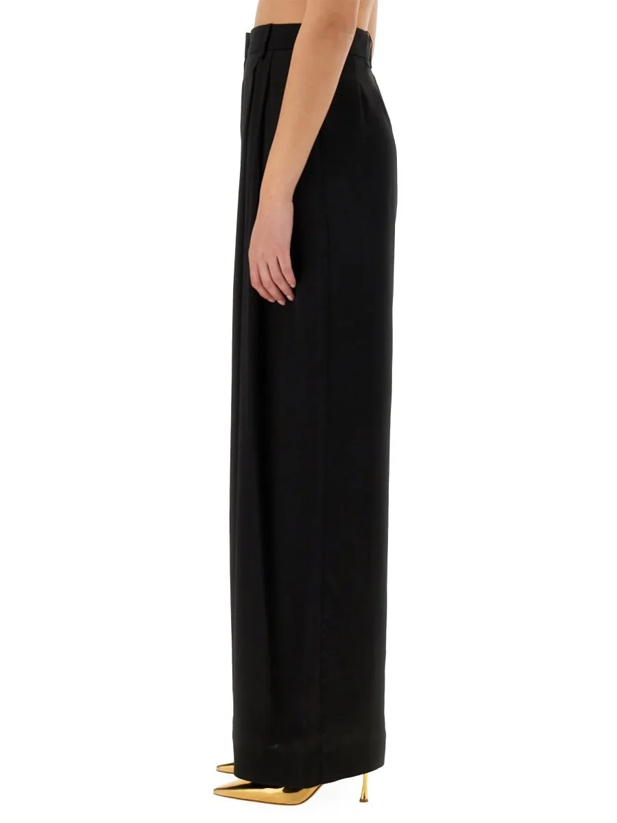 Nina Ricci Pressed Crease Wide-Leg Trousers
