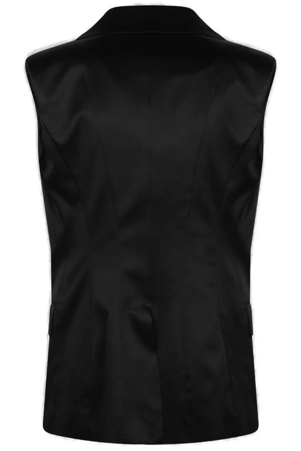 Nina Ricci Double-Breasted Sleeveless Jacket