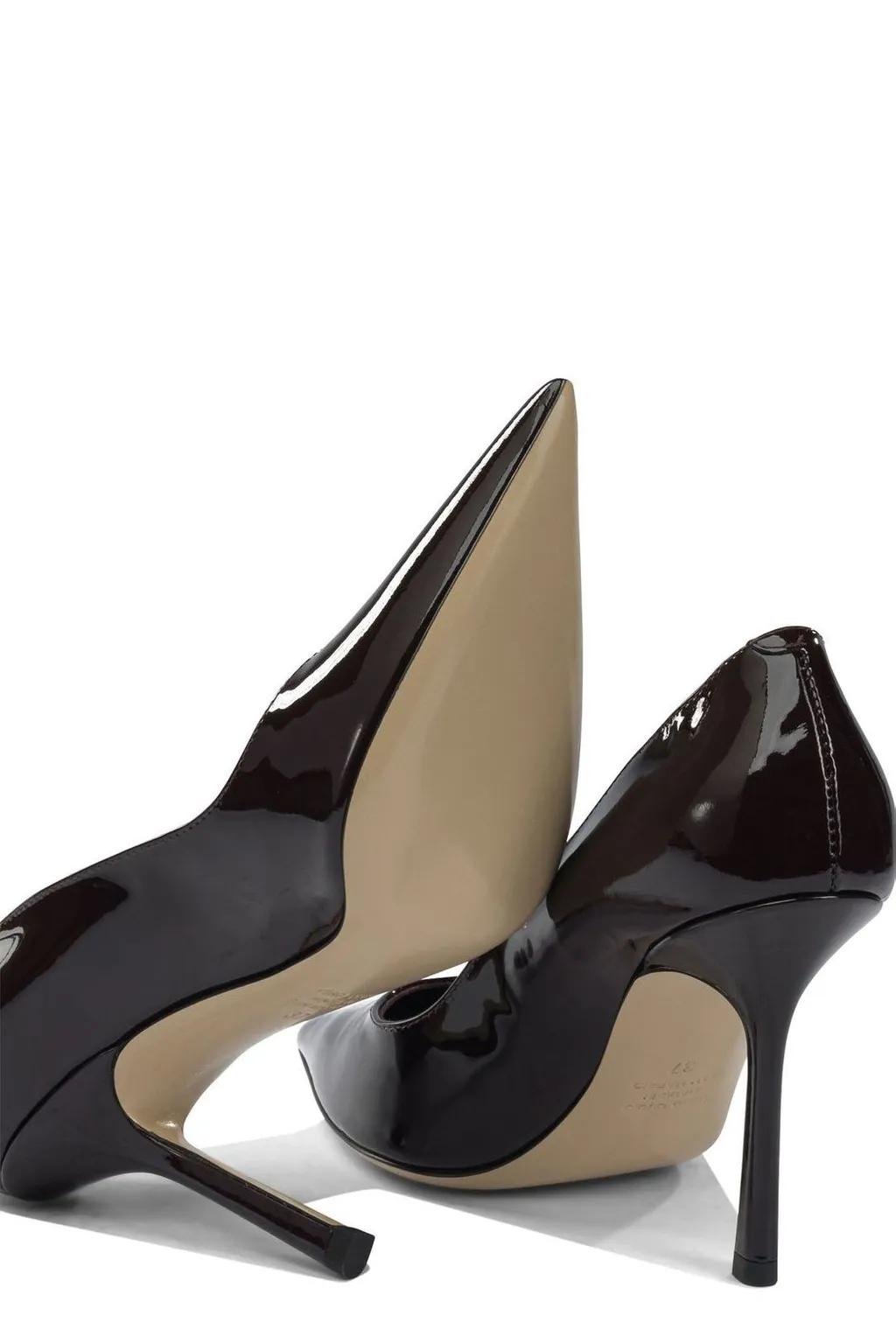 Ninalilou Patent Pointed-Toe Pumps