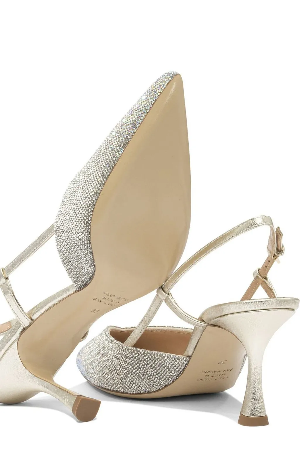 Ninalilou Glitter Slingback Pumps