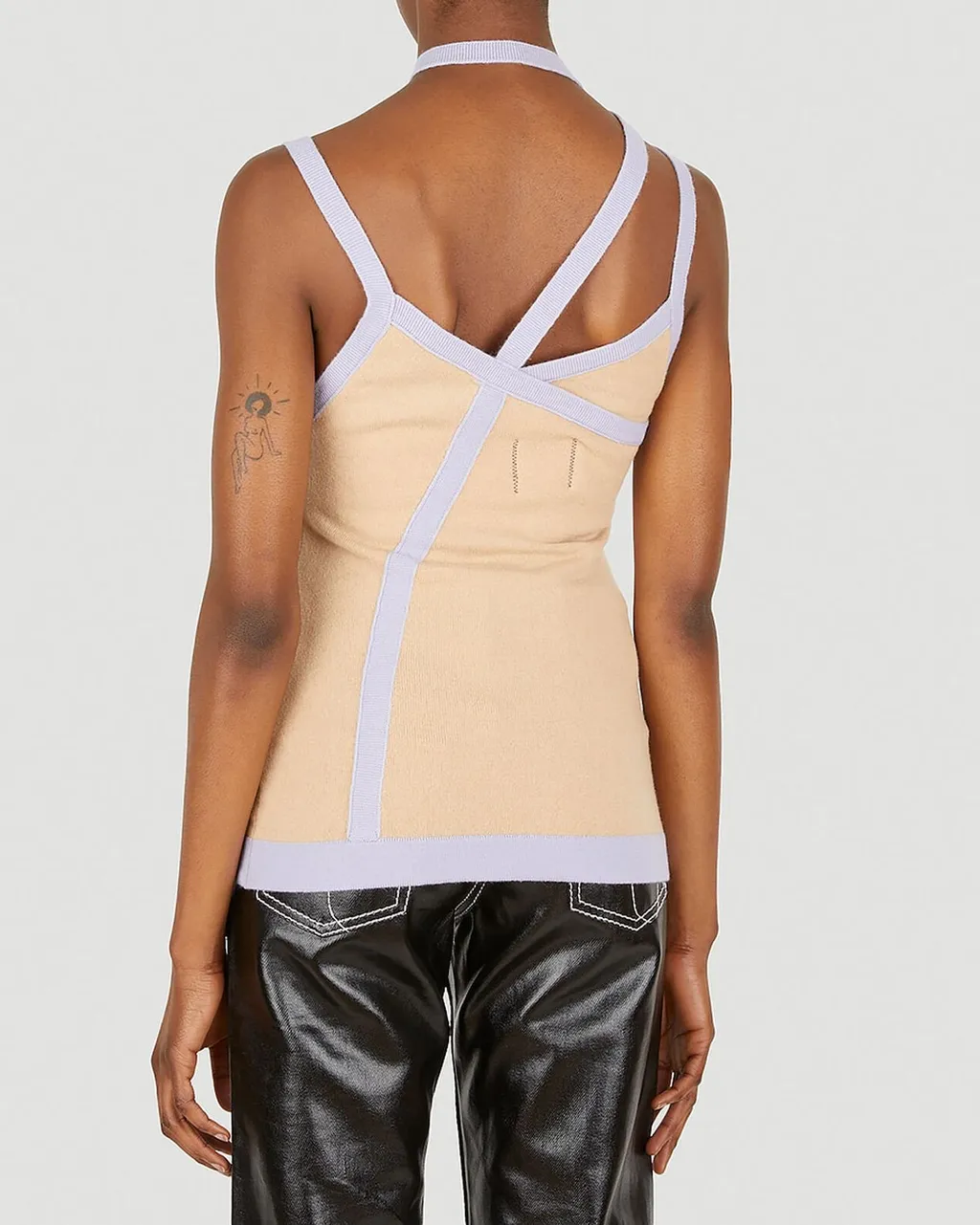 Ninamounah Asymmetric Knit Tank Top