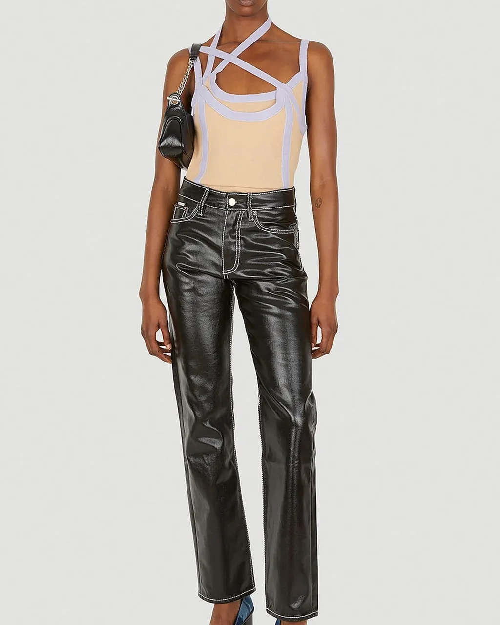 Ninamounah Asymmetric Knit Tank Top