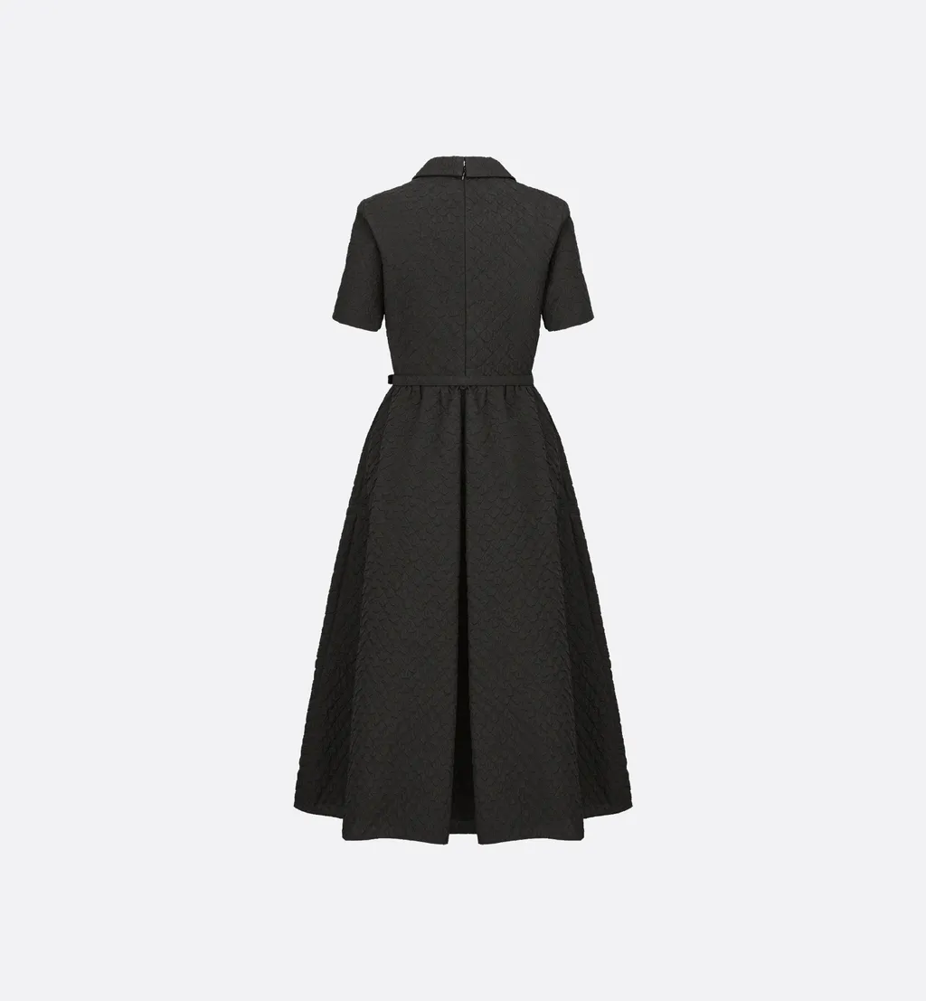 Mid-Length Belted Dress