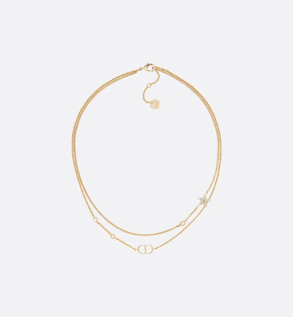 Petit Cd Double Necklace