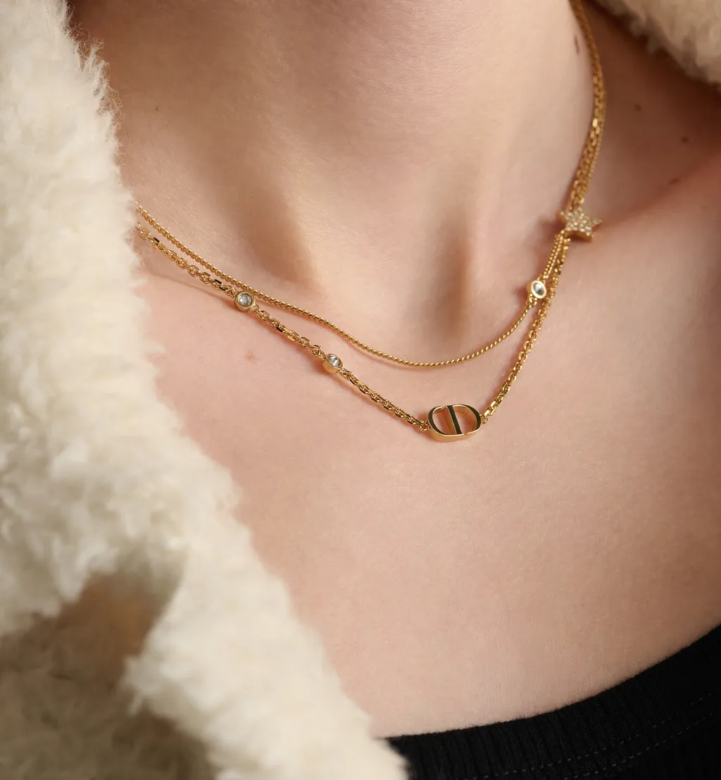 Petit Cd Double Necklace