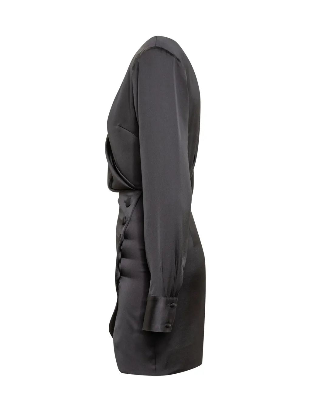 Nineminutes Wrap Button Dress
