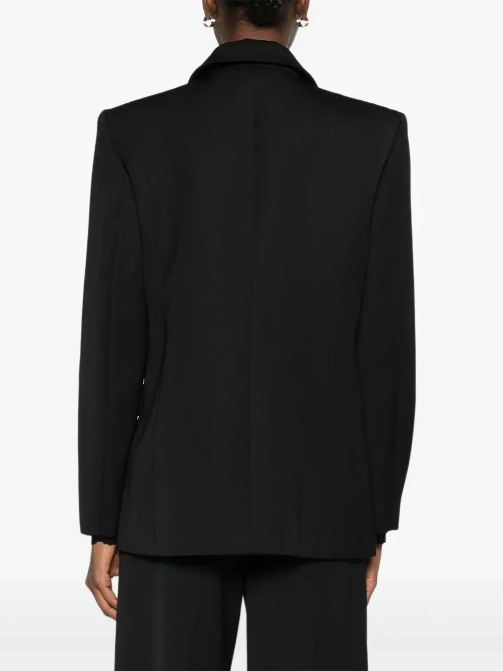 Nissa Eyelet-Trim Evening Blazer