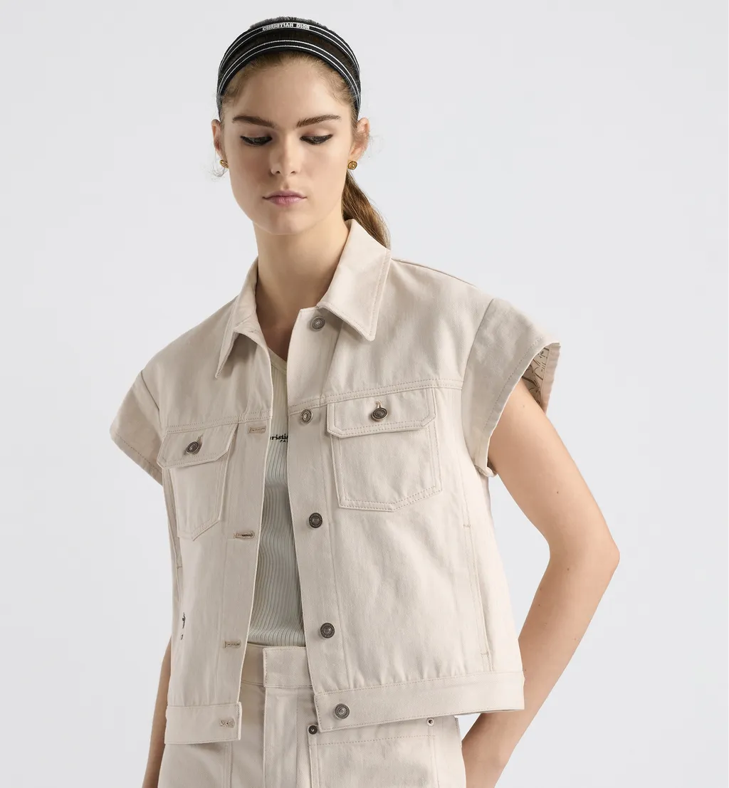 Jacket With Cap Sleeves