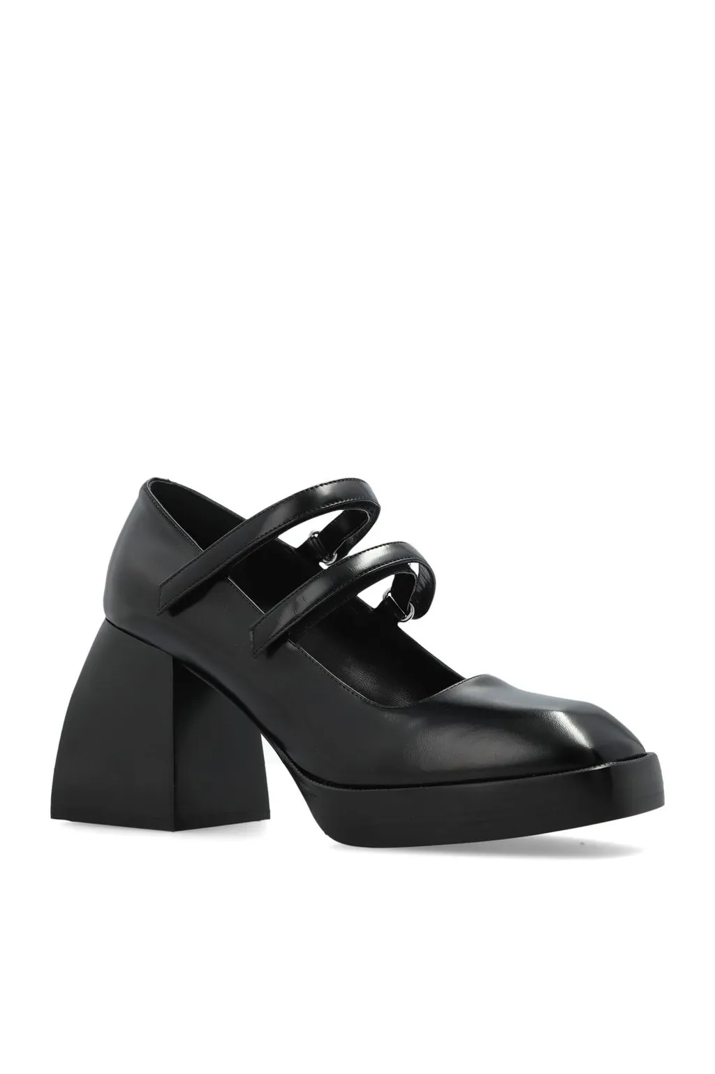 Nodaleto Strappy Block-Heel Pumps