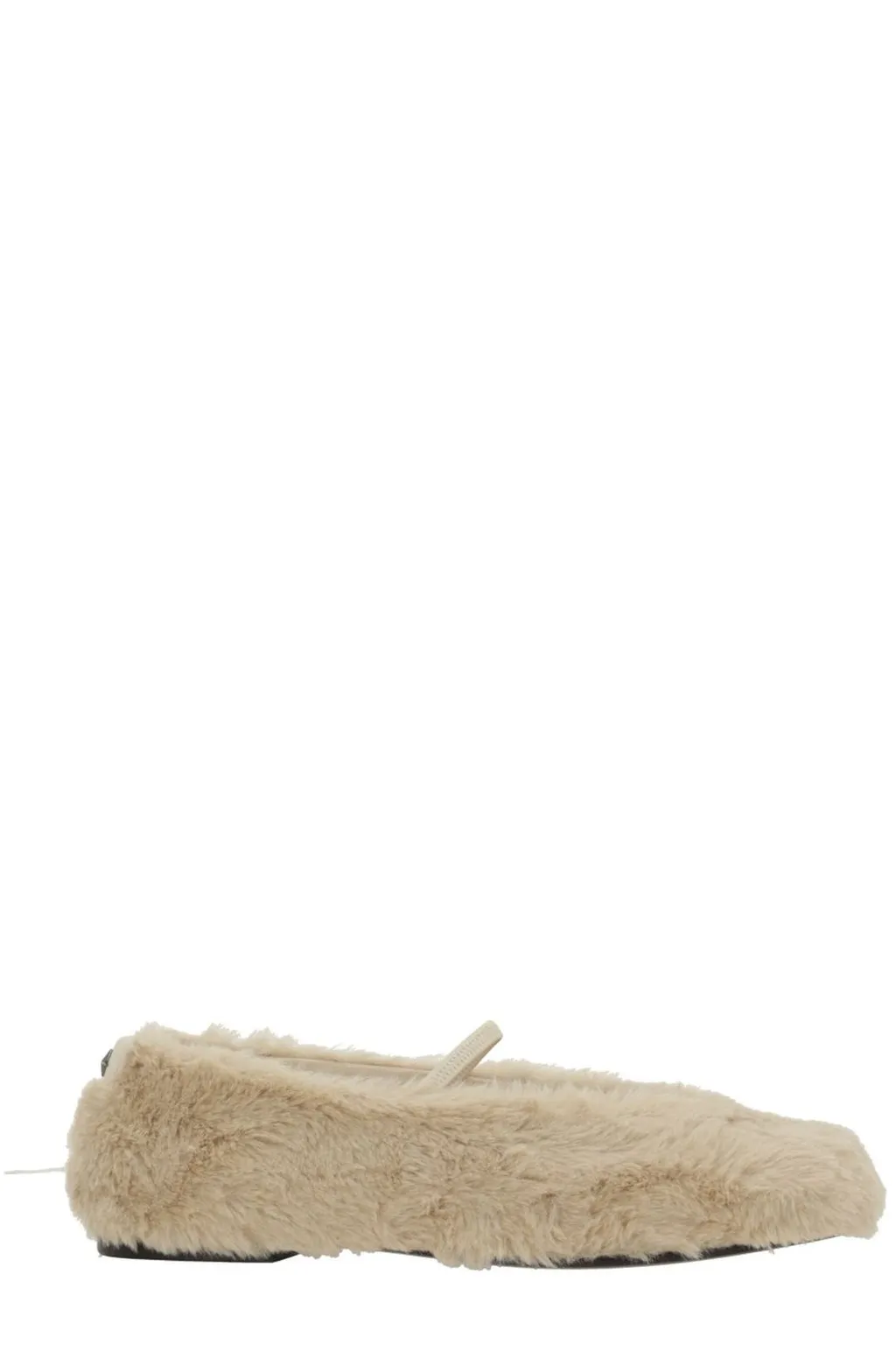 Nodaleto Faux Fur Ballerina Flat Shoes
