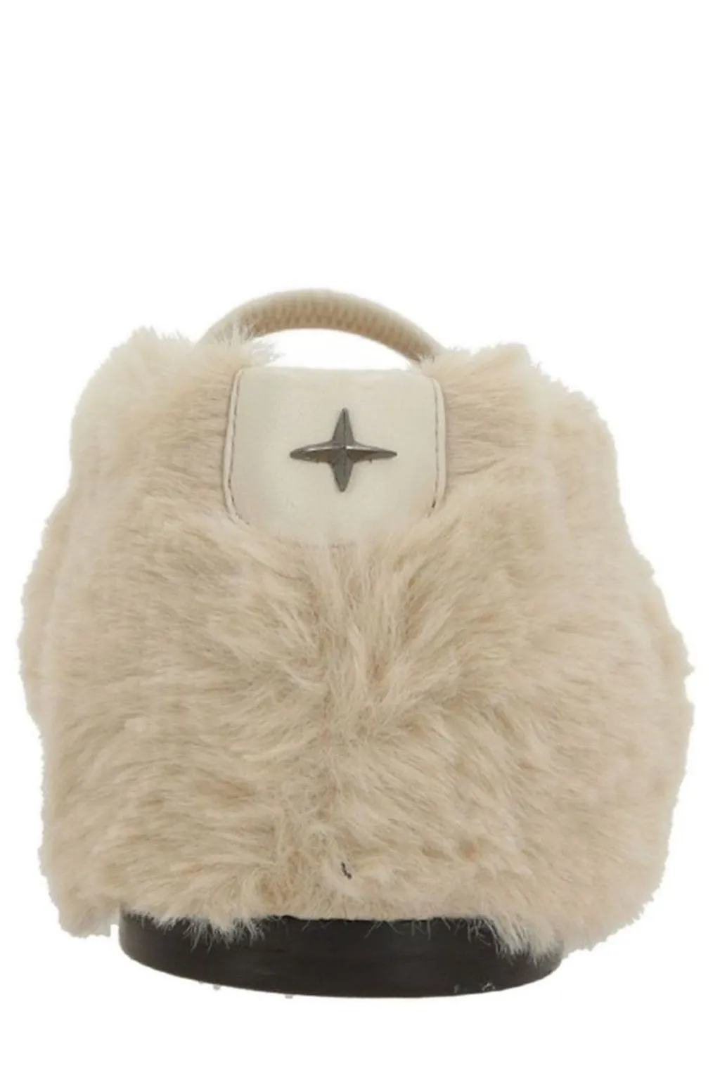Nodaleto Faux Fur Ballerina Flat Shoes