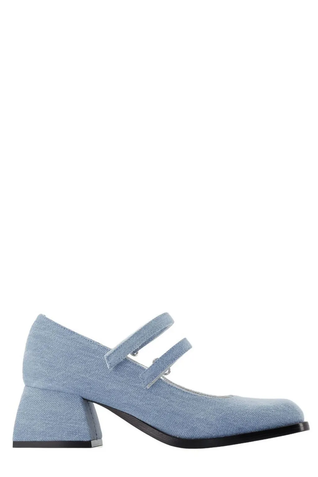 Nodaleto Bulla Square Toe Denim Pumps